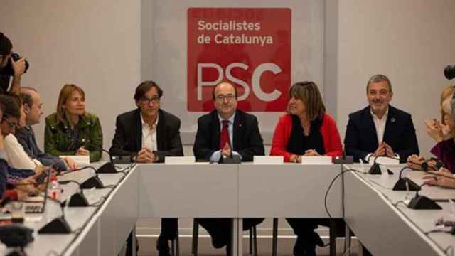 Reunión de la ejecutiva del PSC presidida por su primer secretario, Miquel Iceta / EUROPA PRESS