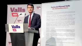 Manuel Valls, candidato a la alcaldía de Barcelona, en la presentación de este lunes / CG