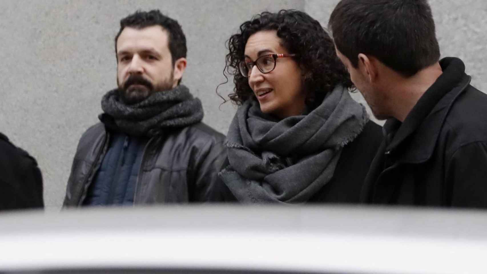Marta Rovira, 'número dos' de ERC, acude a declarar al Tribunal Supremo en febrero, cuando Llarena le impuso la fianza / EFE
