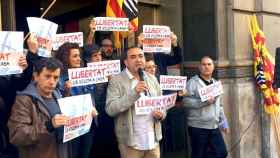 Javier Pacheco, secretario general de CCOO de Cataluña, pide la libertad de los presidentes de ANC y Òmnium Cultural tras la asamblea del sindicato en Barcelona / CG
