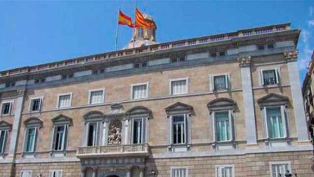 Fachada del Palau de la Generalitat, situado en la plaza Sant Jaume. Las curiosidades que afloran con el artículo 155 / EFE