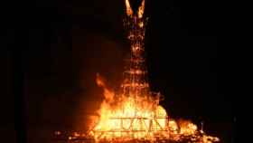 Cremada del Dimoni de Badalona, donde 14 personas han sufrido heridas leves por un cohete / AJUNTAMENT DE BADALONA