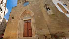 Entrada de la iglesia de Santa Maria de Cervera / GOOGLE STREET VIEW