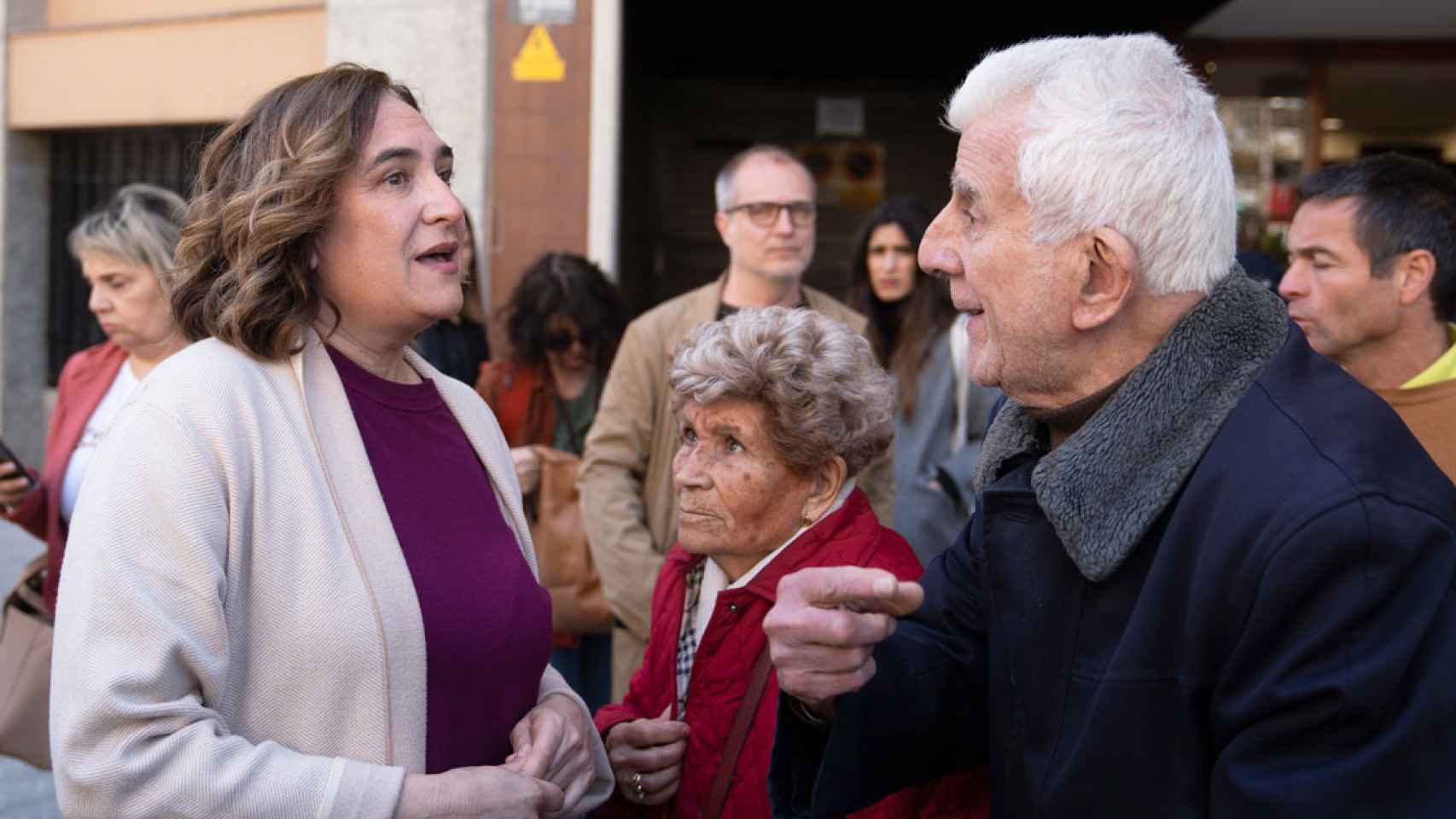 Ada Colau, alcaldesa de Barcelona, durante una visita oficial / EP