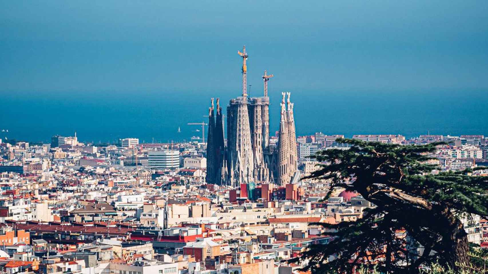 Vista de Barcelona y el mar / PEXELS