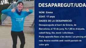 Emma, la joven de 17 desaparecida en Gràcia  / MOSSOS