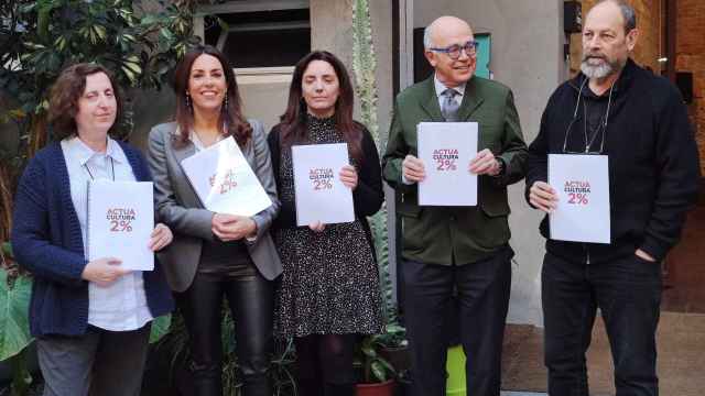 Representantes del sector cultural catalán, unidos en Actua Cultura / EP