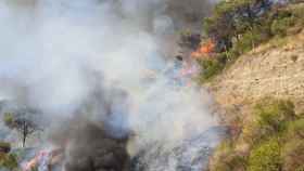 Incendio forestal de Capellades / BOMBERS