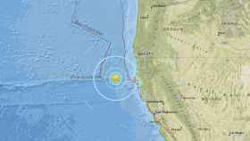 Epicentro del terremoto de California / USGS