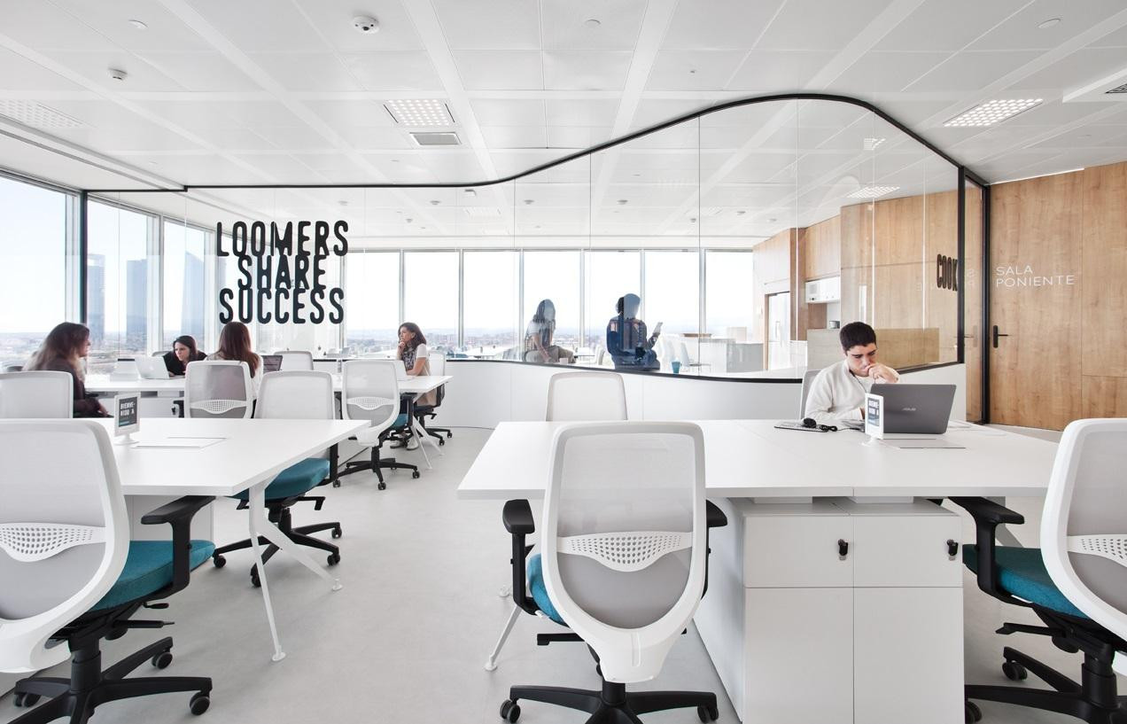 Un espacio de 'coworking' de Loom, filial de Merlin, en Madrid / EUROPA PRESS