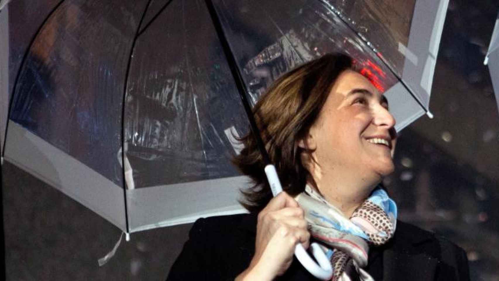 La alcaldesa de Barcelona y presidenta del Área Metropolitana (AMB), Ada Colau, durante un acto ṕublico / EFE
