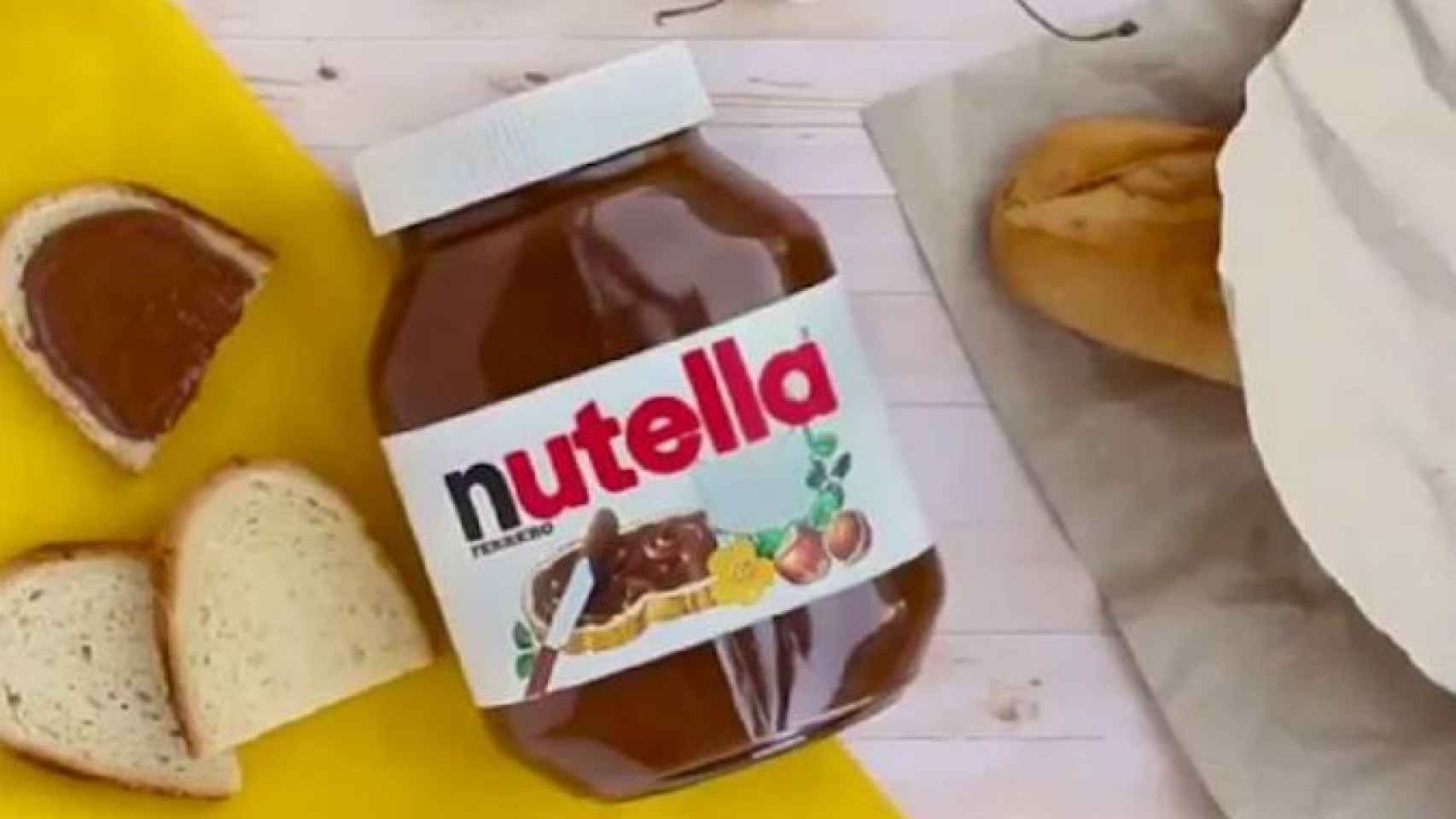 Una foto de archivo de Nutella