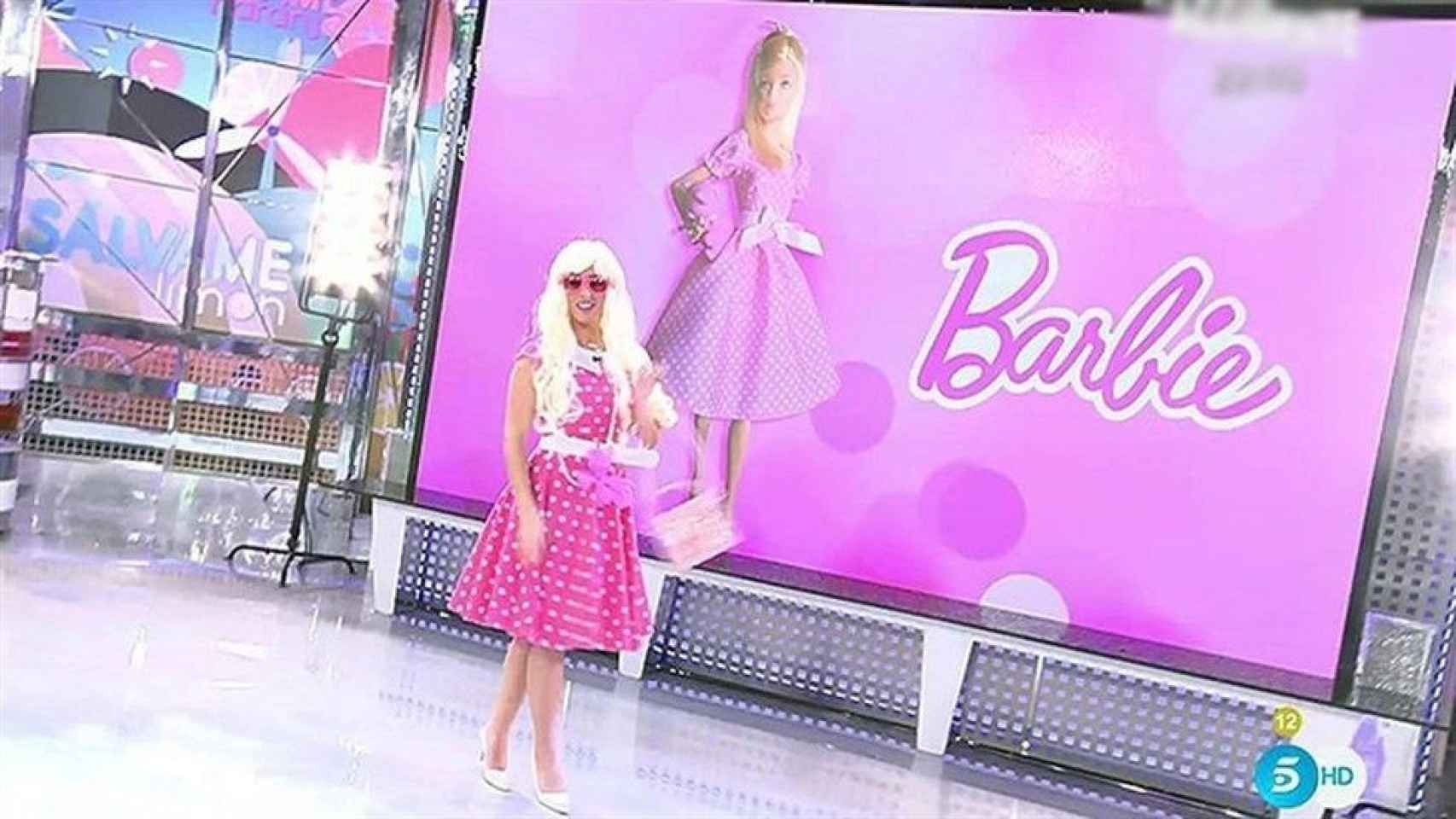 Anabel Pantoja se disfraza de Barbie