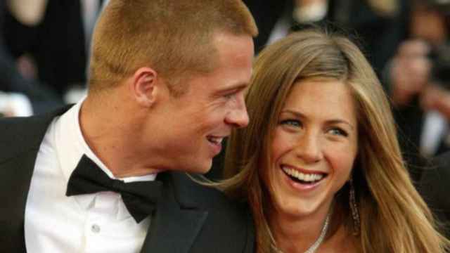 Una foto de Brad Pitt y Jennifer Aniston