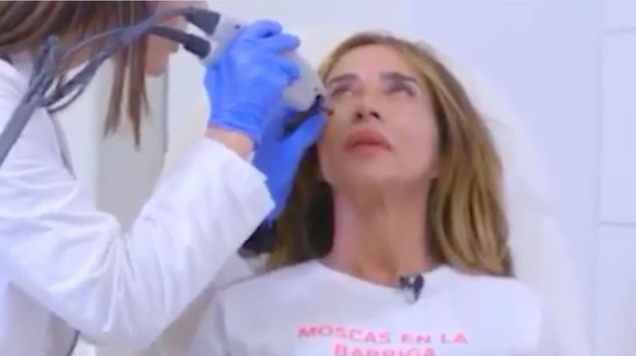 María Patiño se opera las ojeras de la cara / INSTAGRAM