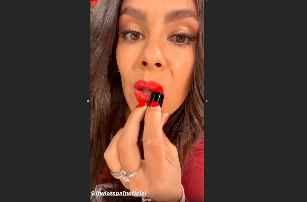 Cristina Pedroche desvela el color de labios que lucirá durante las Campanadas / INSTAGRAM