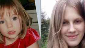 Foto de Madeleine McCann desaparecida en 2007 y la joven que cree ser ella