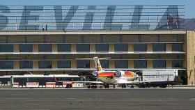 Foto de uno de los parkings del aeropuerto de Sevilla