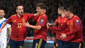 Sarabia abrió el marcador en el triunfo de España contra Grecia / SeFutbol