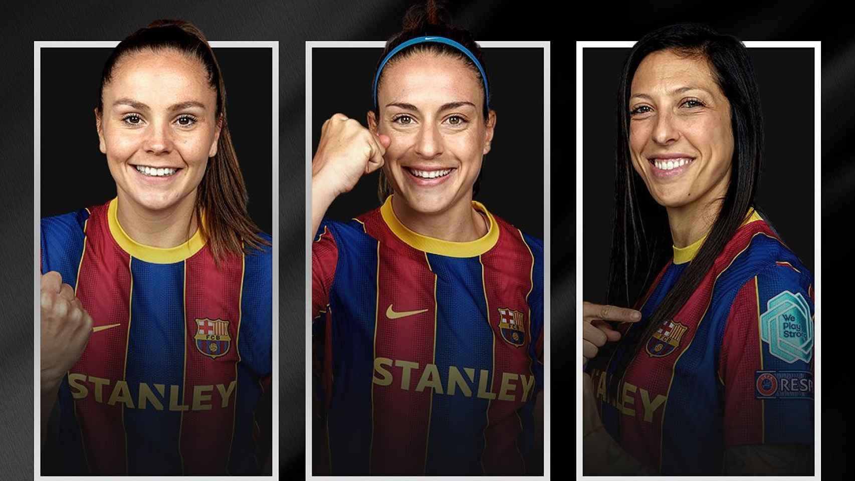 Alexia, Martens y Hermoso protagonizan una tarde histórica para el Barça femenino / UEFA