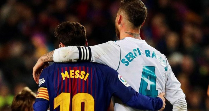 Sergio Ramos y Leo Messi, rivales y máximos exponentes del Real Madrid y el Barça / EFE