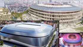 Comparativa Barça-Madrid con la diferencia entre el nou Camp Nou y el nuevo Santiago Bernabéu / CULEMANIA
