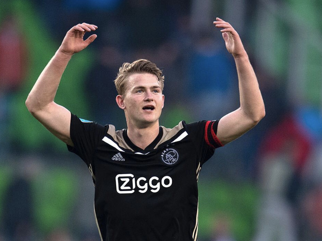 Una foto de Matthijs De Ligt durante un partido con el Ajax / Instagram