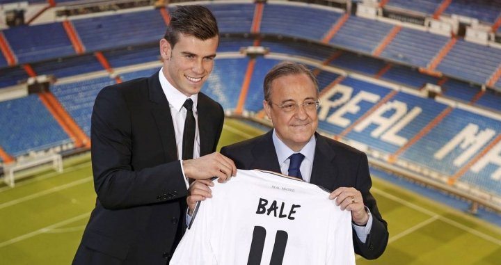 Gareth Bale, en su presentación como jugador del Real Madrid | EFE