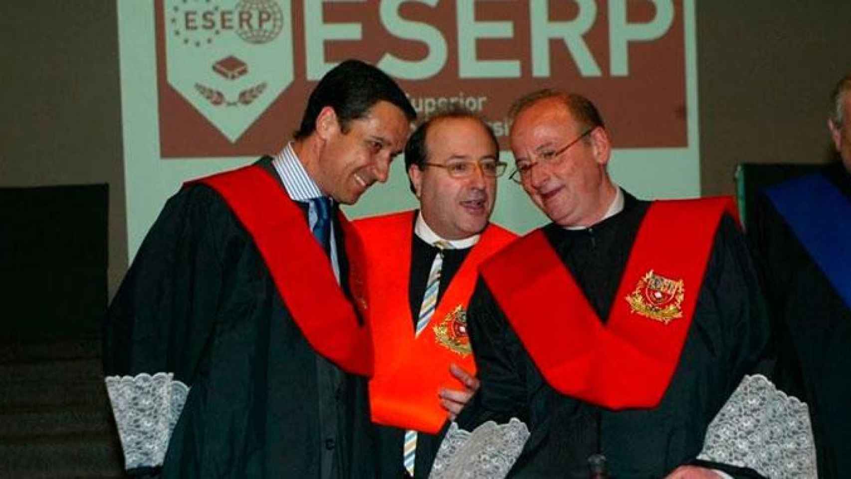 La foto que algunos querrían eliminar: Eduardo Zaplana, José Antich y Jordi Vilajoana