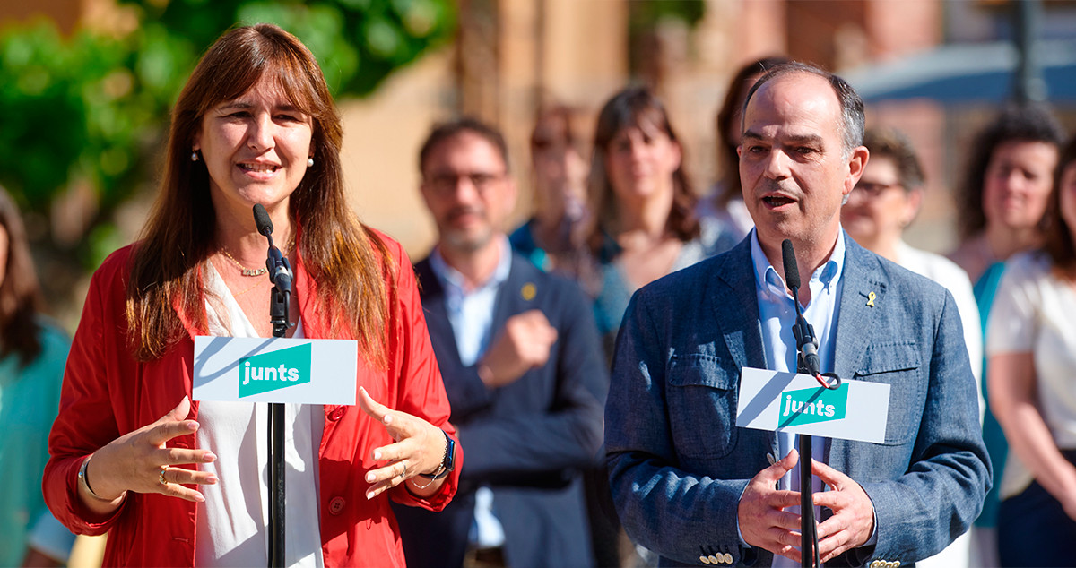 Laura Borràs y Jordi Turull presentan su candidatura para presidir Junts / JUNTS