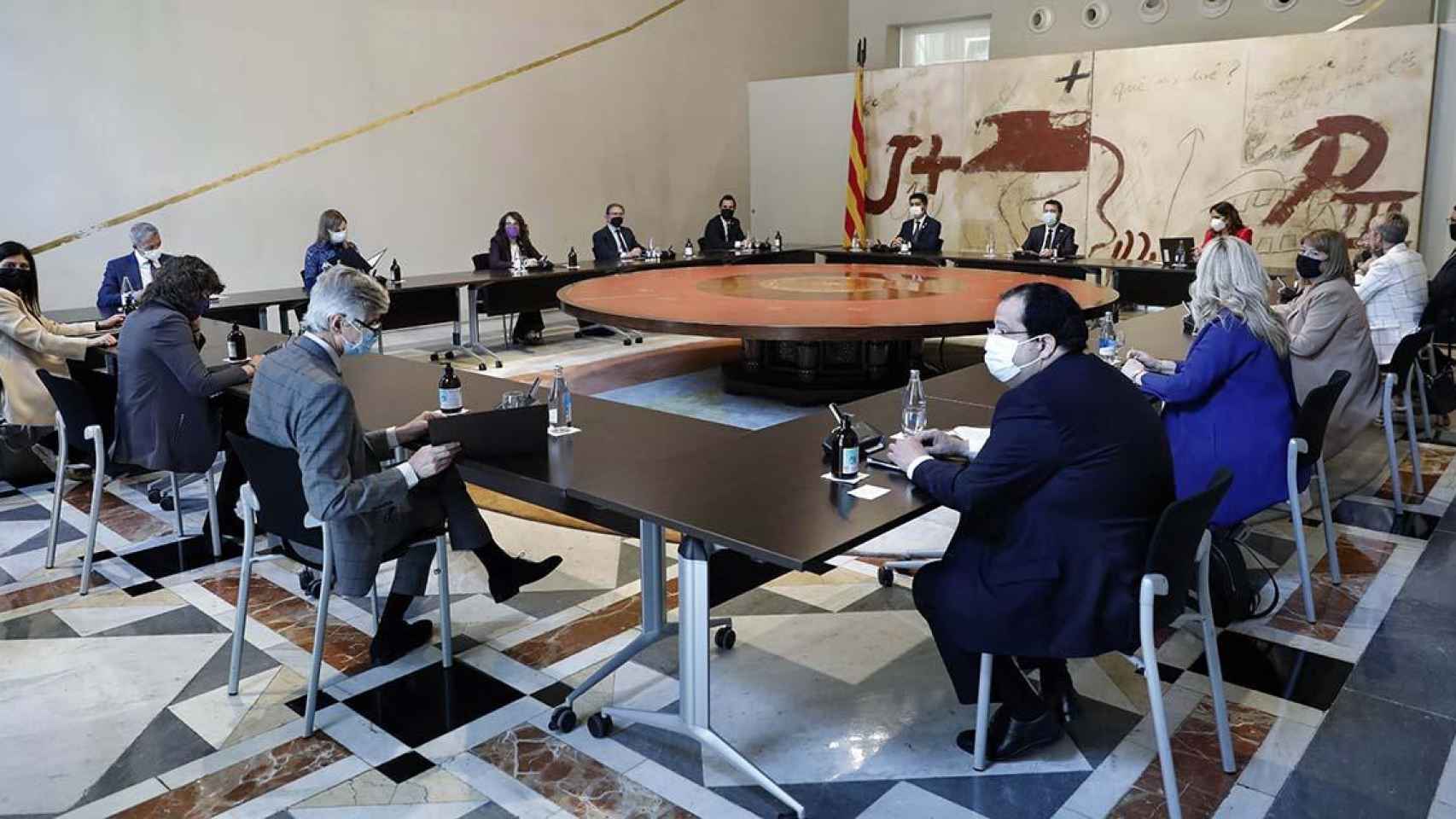 Primera reunión del gobierno de Pere Aragonès / EFE
