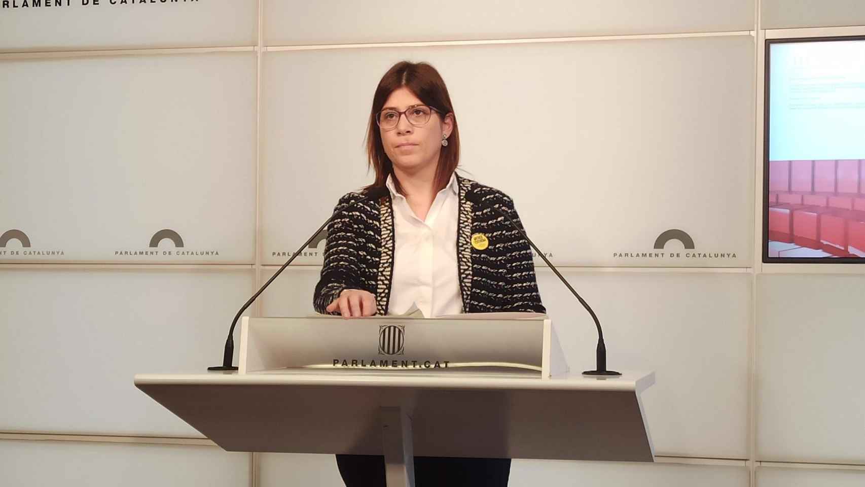 La nueva portavoz de JxCat en el Parlament, Gemma Geis (JxCat) / EUROPA PRESS