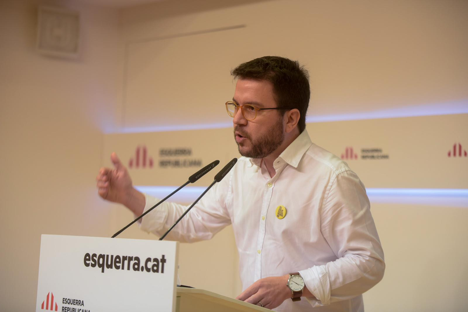 El vicepresidente de la Generalitat y consejero de Economía, Pere Aragonès (ERC) / EFE