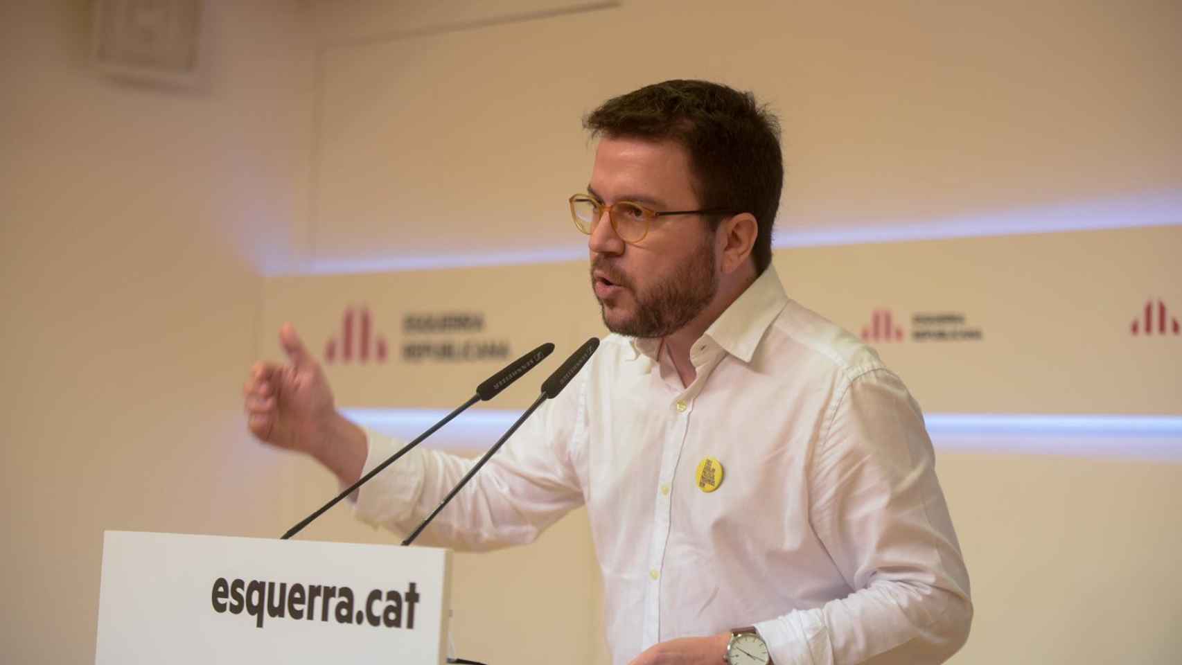El vicepresidente de la Generalitat y consejero de Economía, Pere Aragonès (ERC) / EFE