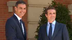 Pedro Sánchez (PSOE) y Pablo Casado (PP) en una foto de archivo / EUROPA PRESS