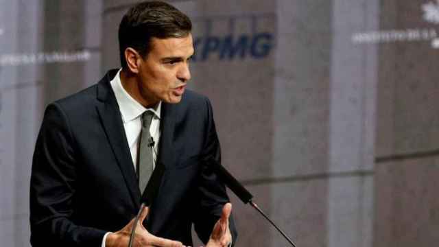 El presidente del Gobierno, Pedro Sánchez, en la clausura del Congreso Nacional de la Empresa Familiar / EFE