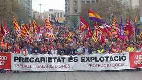 Manifestación del Primero de Mayo en Barcelona