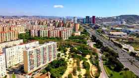 Vista aérea de L'Hospitalet de Llobregat, zona donde se construirá el Plan Director Urbanístico / CG