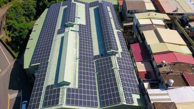 Imagen de un bloque de energía solar fabricado por ConCom / Cedida