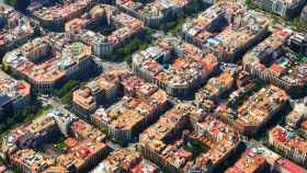 Vista aérea del Eixample de Barcelona / FREEPIK