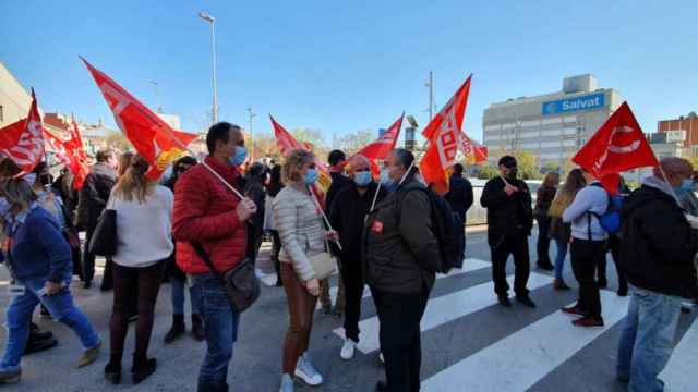 Protesta de los trabajadores de Coca-Cola / CEDIDA