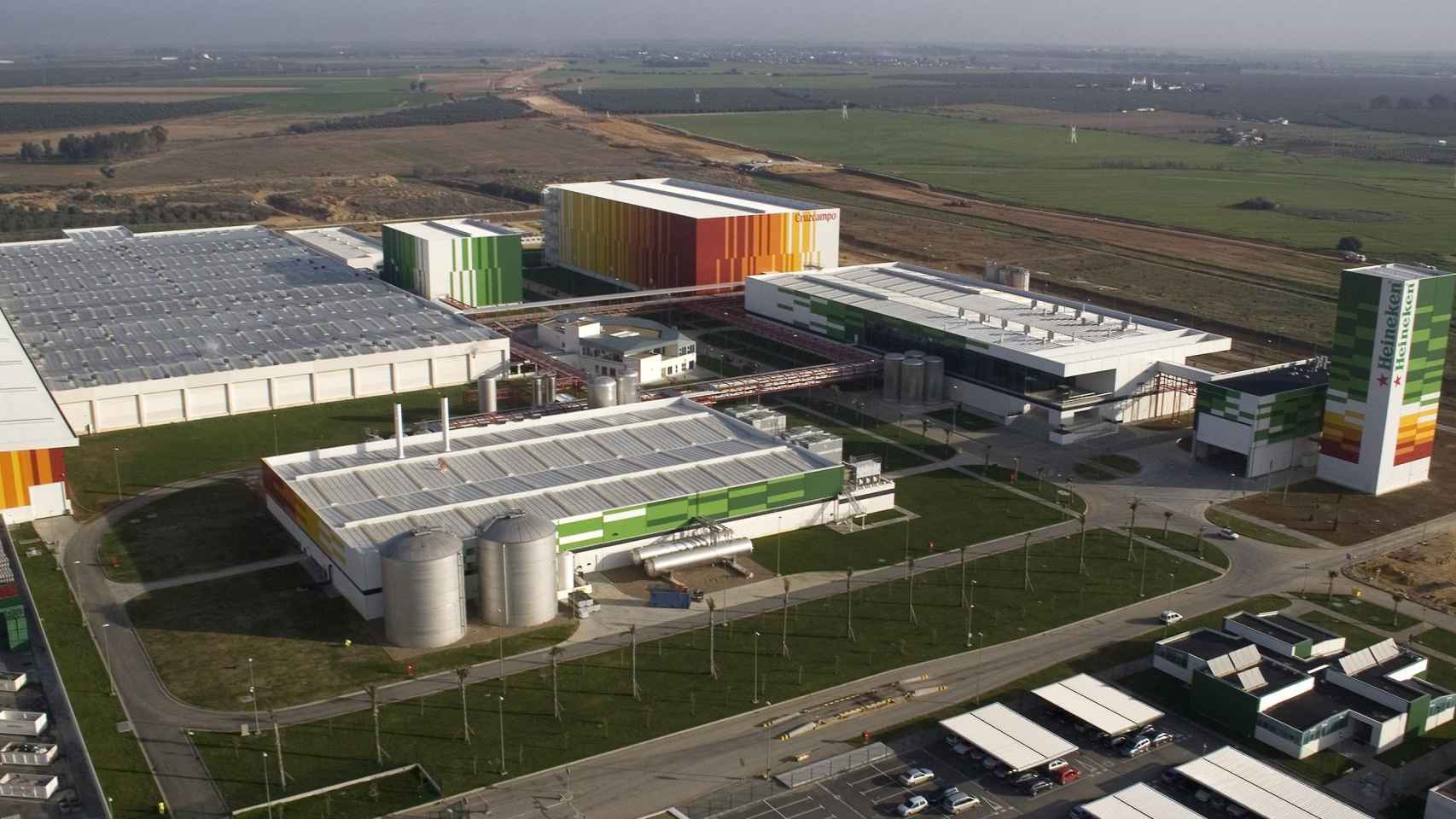 Una de las fábricas de Heineken en España