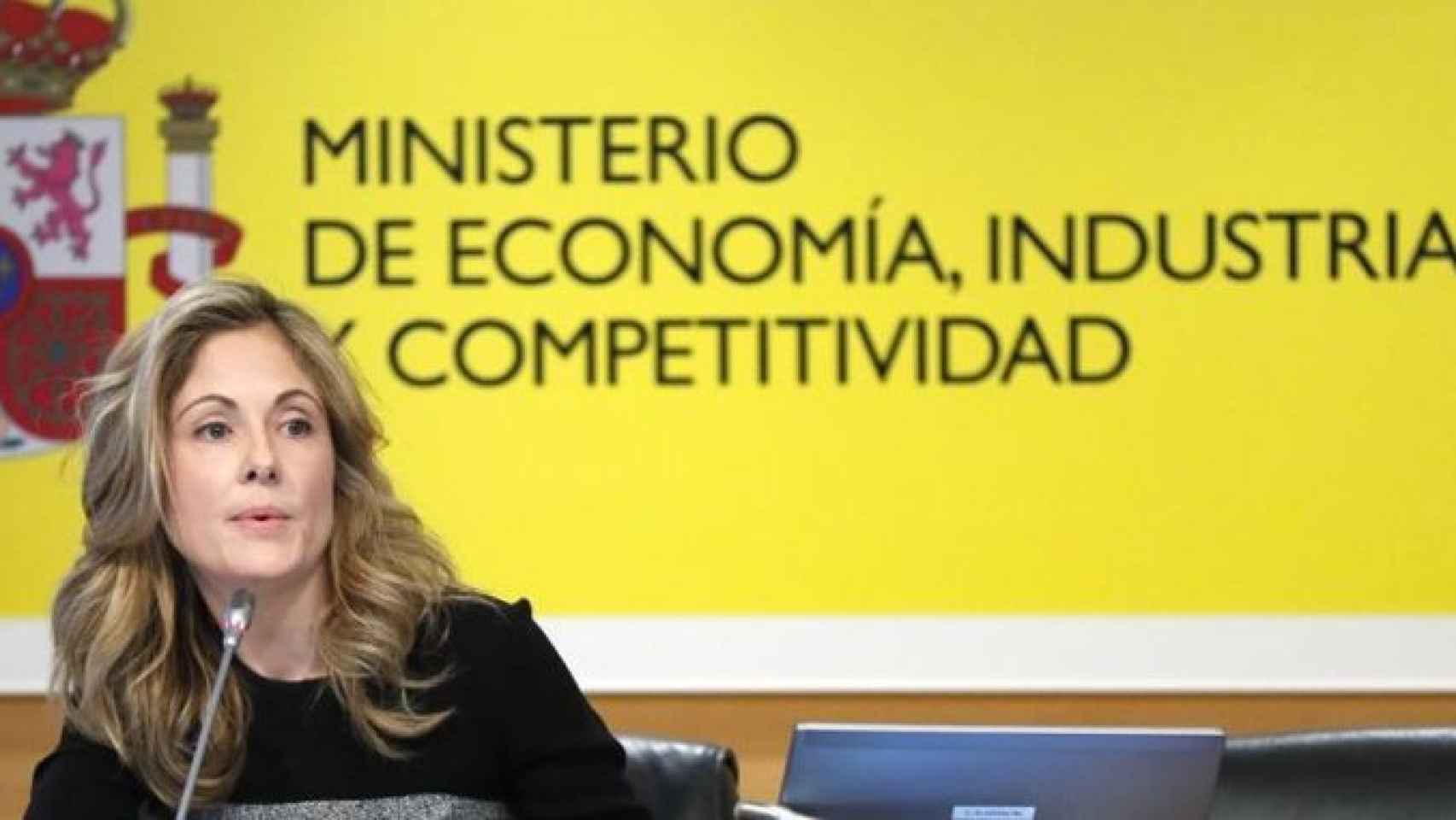 Emma Navarro, secretaria general del Tesoro y Política Financiera que ha anunciado el nuevo préstamo a la Seguridad Social para pagar pensiones / EFE