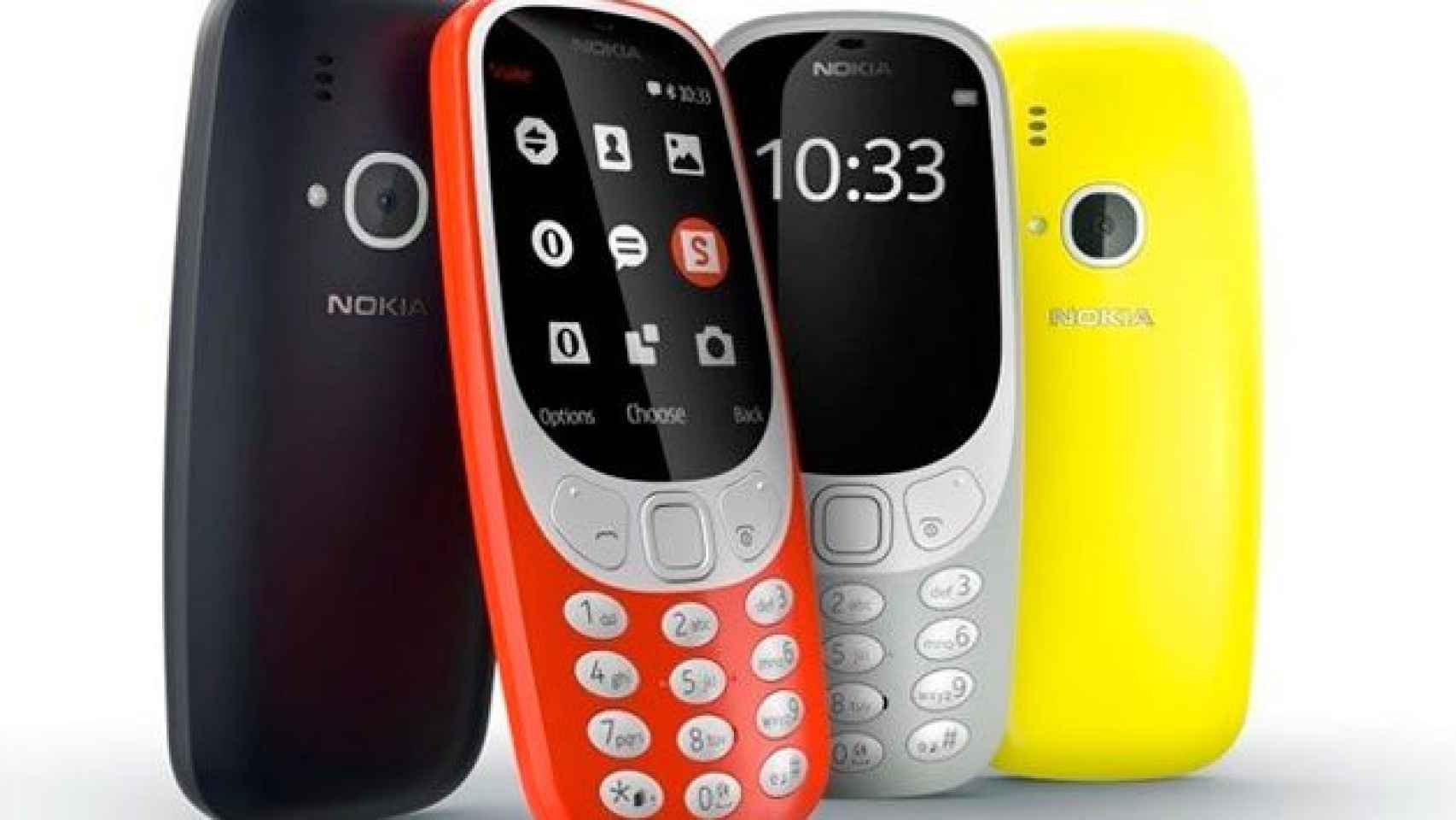 El nuevo Nokia 3310, disponible en cuatro colores / EUROPA PRESS