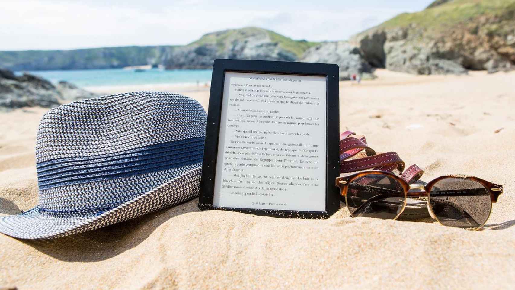 El ebook de Amazon lleva la palabra a la playa