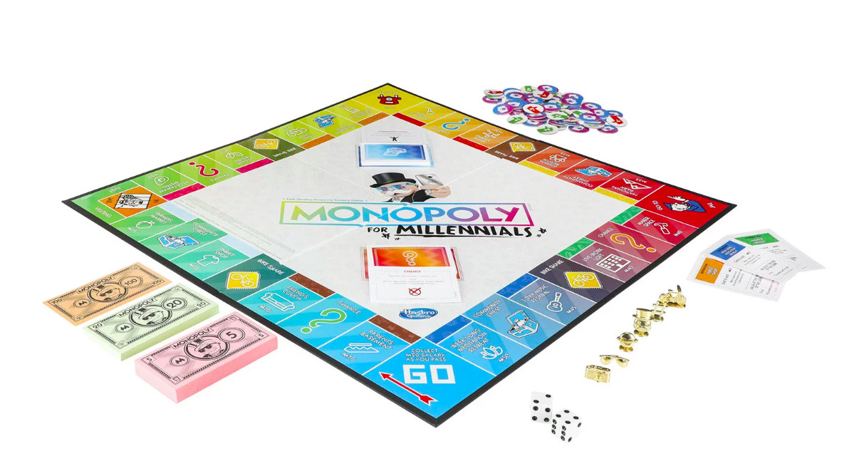 tablero monopoly millennials