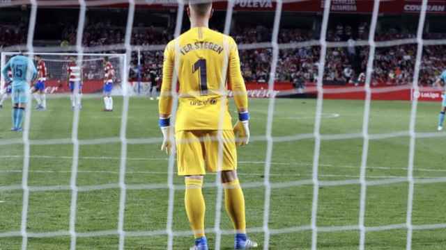 Una foto de Ter Stegen durante el Granada - Barça / FCB