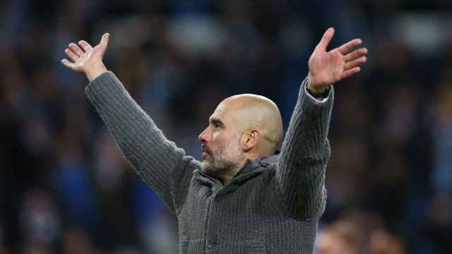 Pep Guardiola tras la victoria del Manchester City frente al Brighton EFE