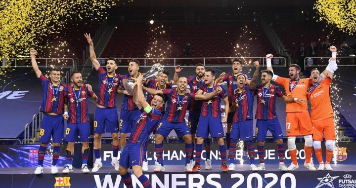 El Barça de Futbol Sala ha ganado la Champions 2020 / FC BARCELONA