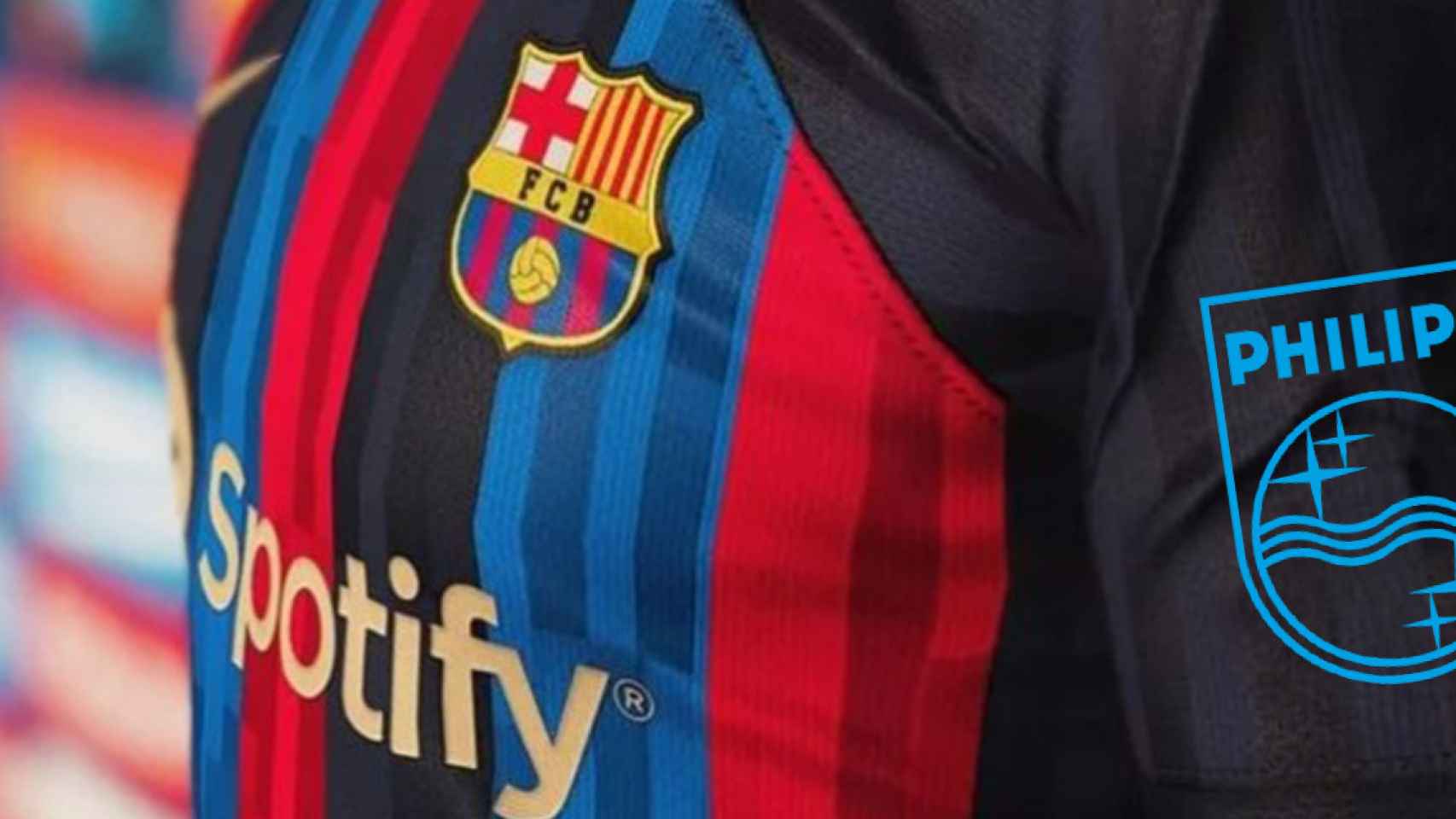 Philips aspira a lucir en la manga de la camiseta del Barça / CULEMANIA